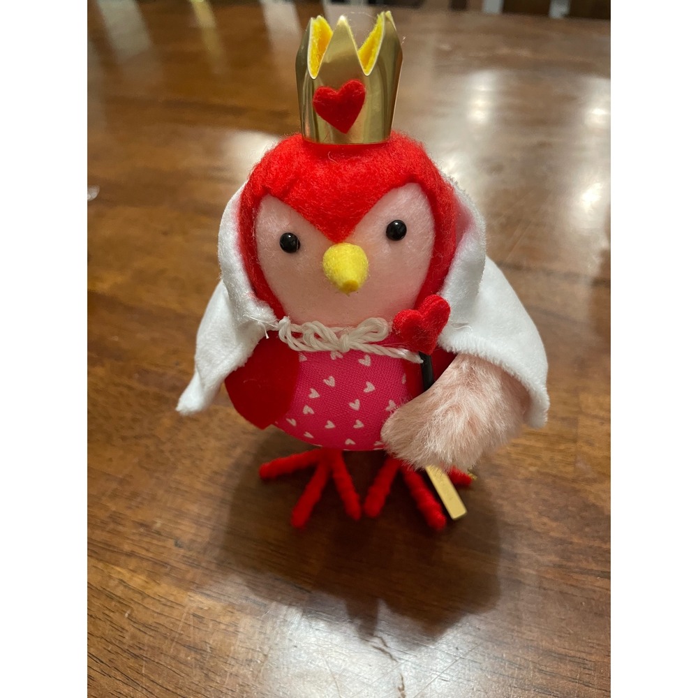Target Valentine's Day Featherly Friends Bird King 2024 Red Heart Crown Cape